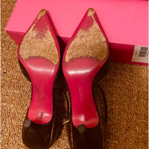 Good condition EMANUEL UNGARO Mary Jane style classic 3” shoes sz 8.5 - Picture 6 of 6